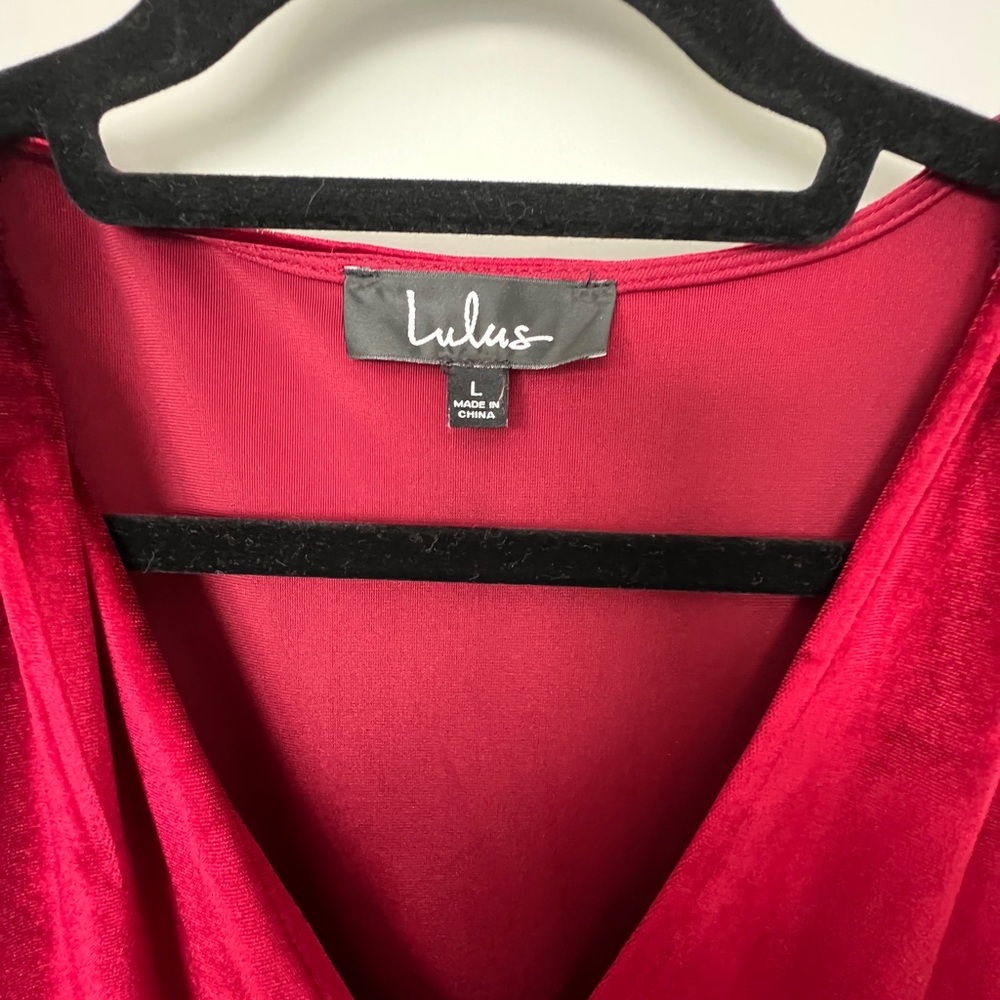 Lulu's Scarlet Red Women's Dress